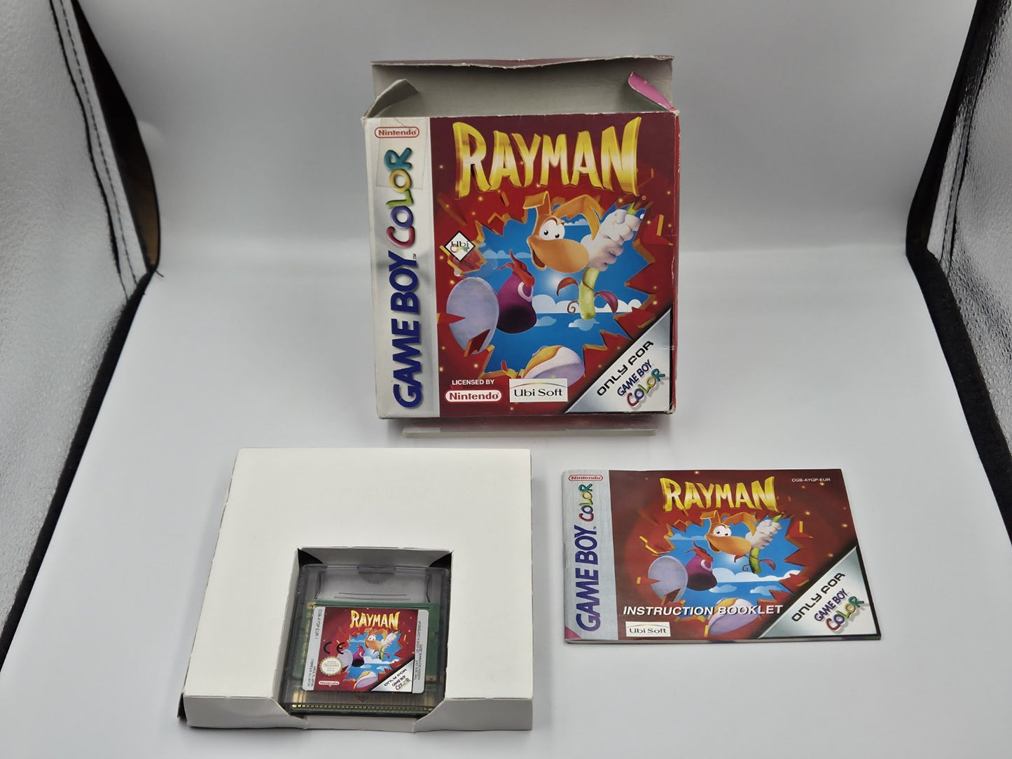 Nintendo Game Boy Color Spiel Rayman mit OVP und Anleitung EUR
