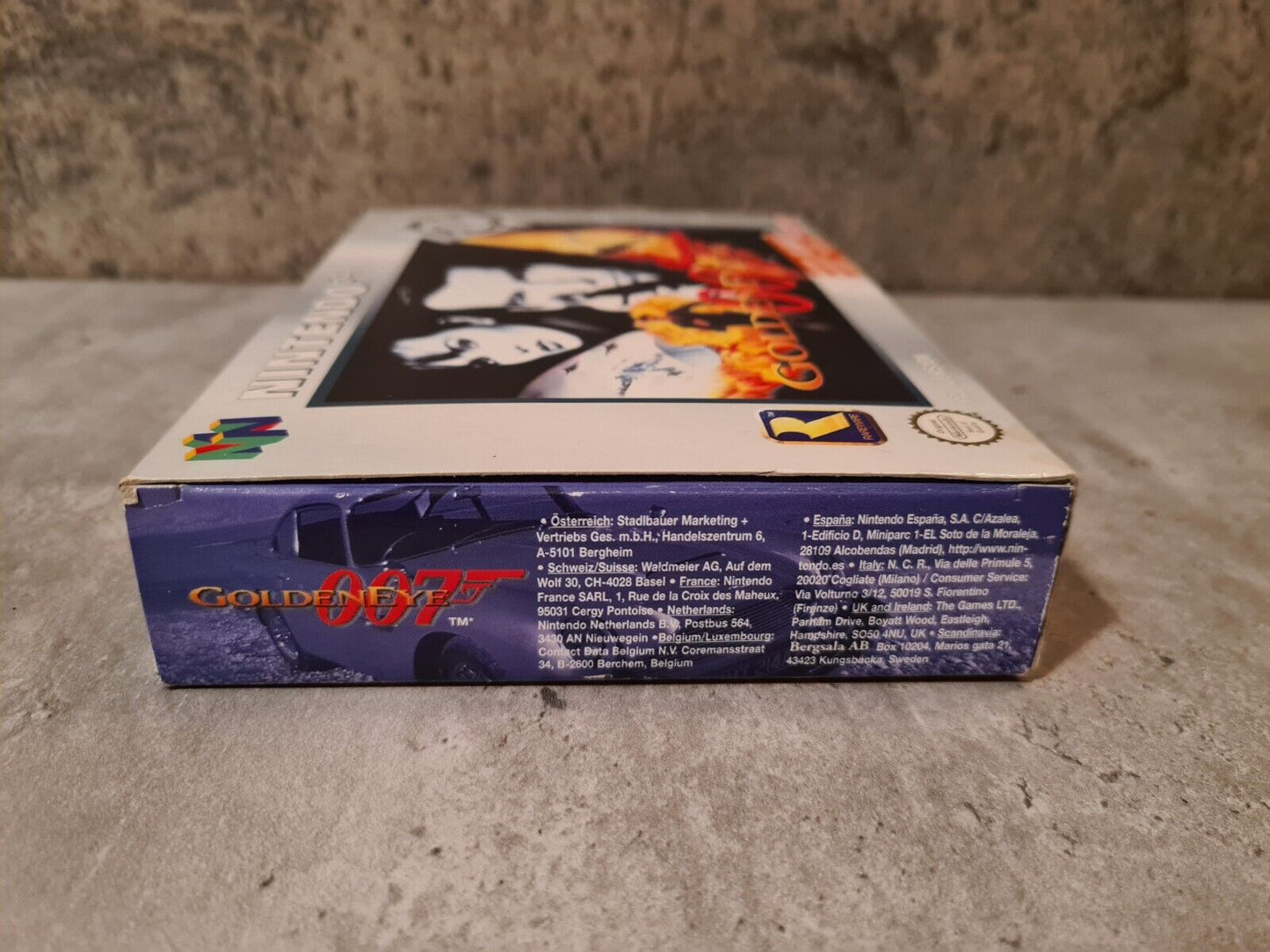 N64 Nintendo 64 GoldenEye 007 mit OVP und Anleitung EUR - T-Retro-Games 