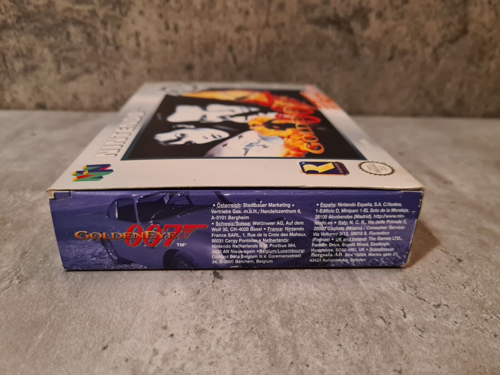 N64 Nintendo 64 GoldenEye 007 mit OVP und Anleitung EUR - T-Retro-Games 