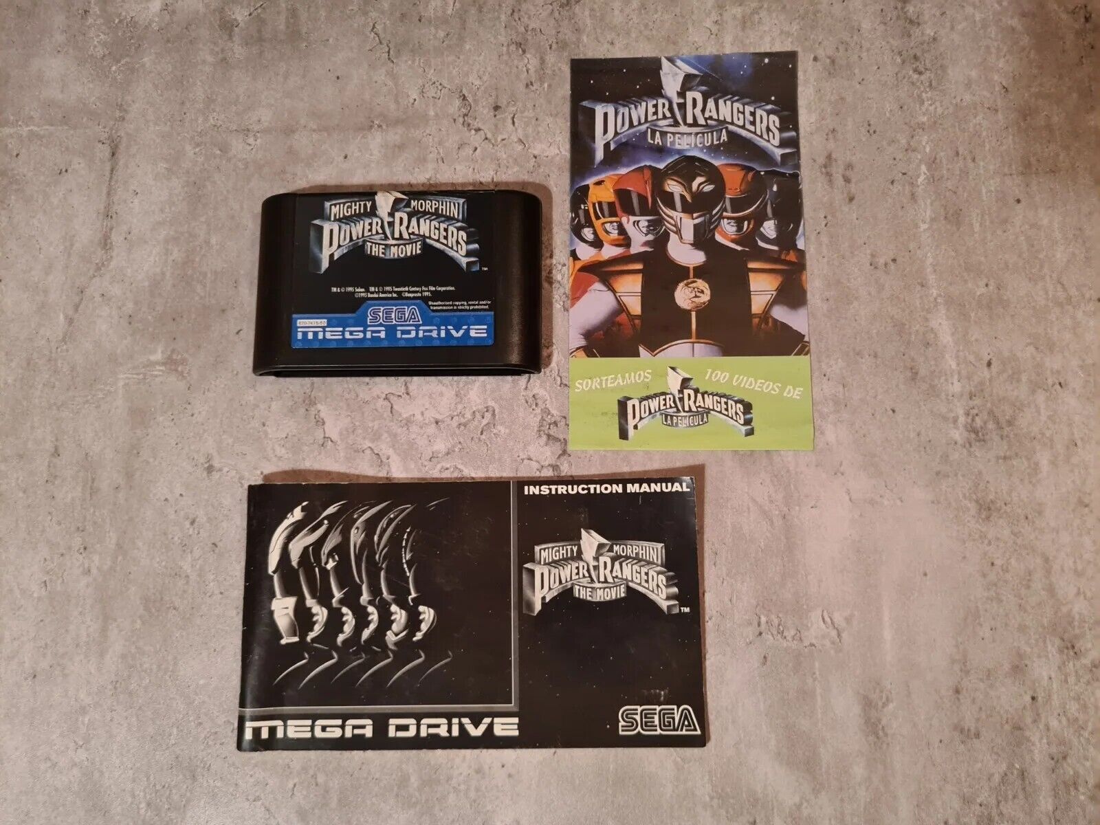 Sega Mega Drive Mighty Morphin Power Rangers The Movie mit OVP und Anleitung - T-Retro-Games 