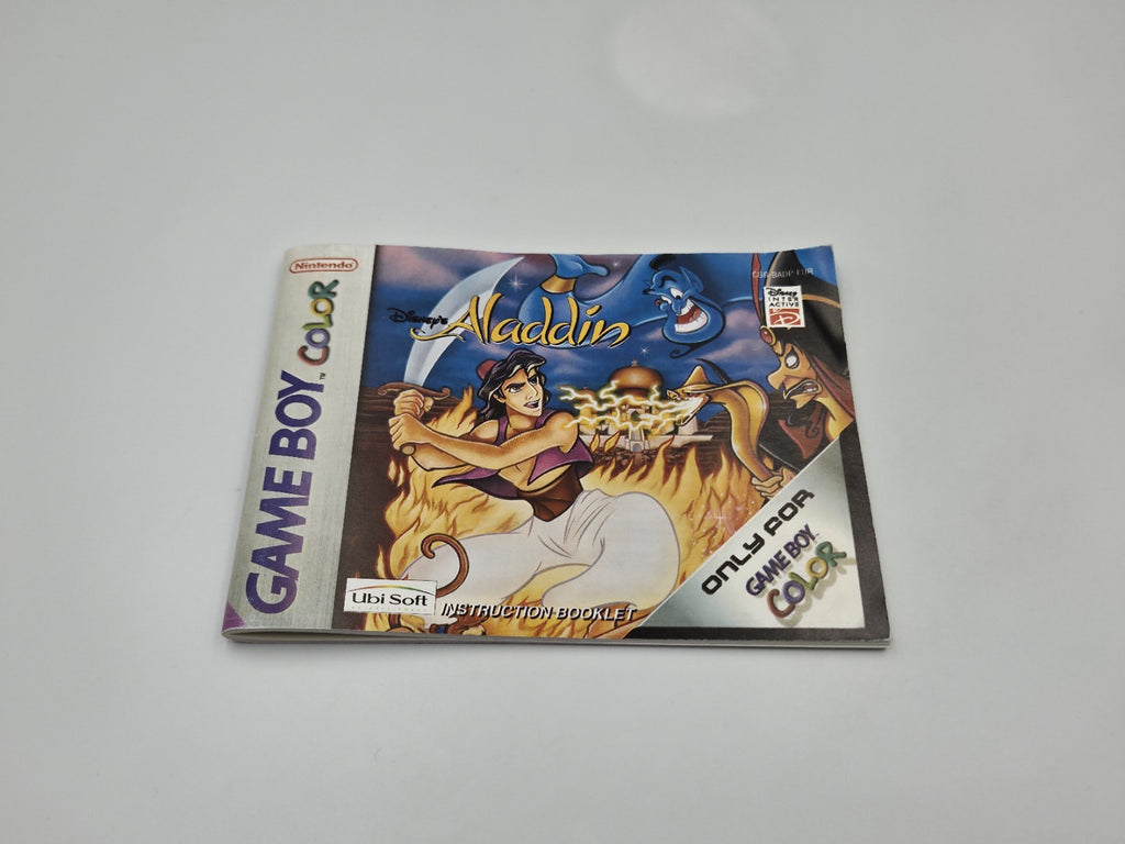 Nintendo Game Boy Color Spiel Disney's Aladdin mit OVP und Anleitung EUR