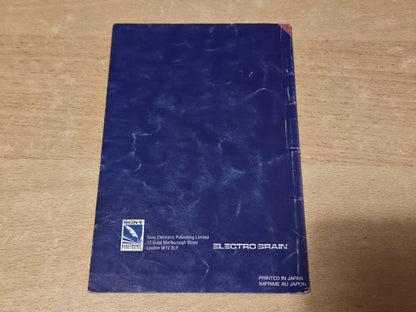 SNES Super Nintendo Vortex Spielanleitung Instruction Booklet EUR