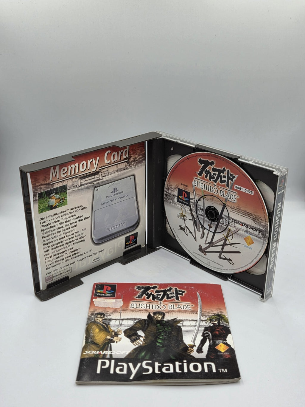 PS1 Playstation 1 Bushido Blade mit OVP und Anleitung Deutsche Version - T-Retro-Games 