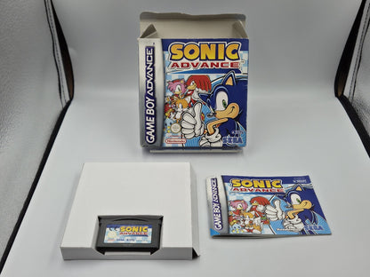 Nintendo Game Boy Advance Spiel Sonic Advance mit OVP und Anleitung HOL