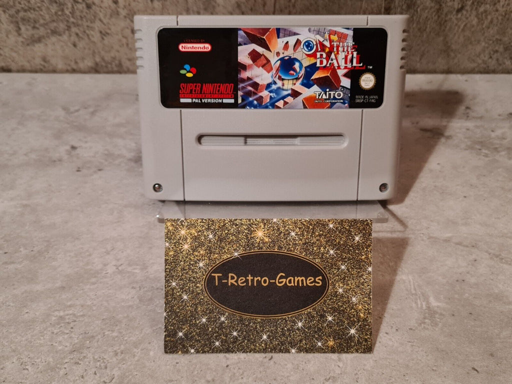 SNES Super Nintendo On The Ball FRG Modul - T-Retro-Games 