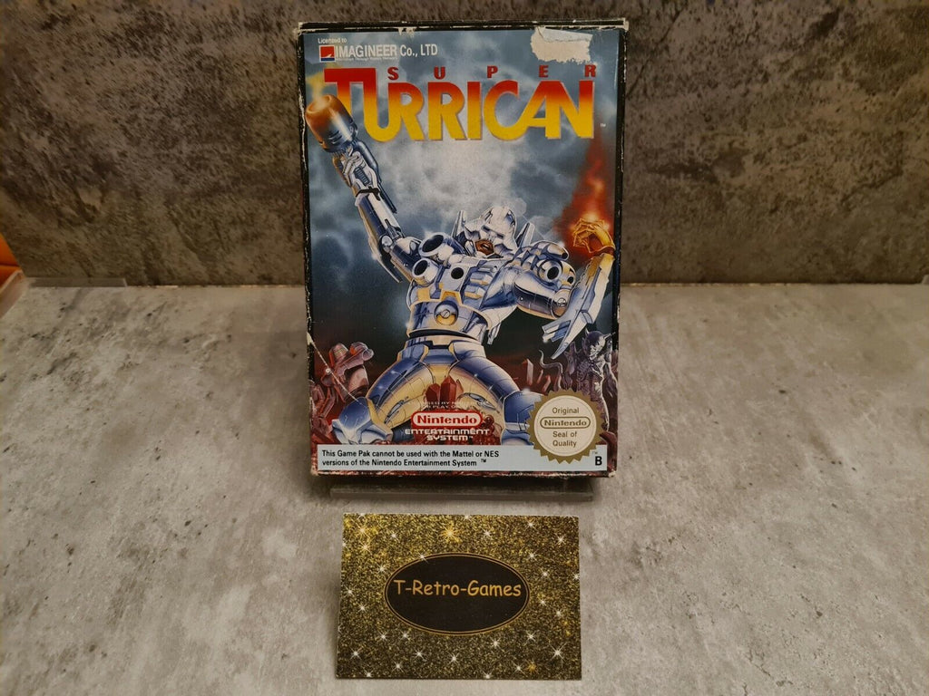 Nintendo NES Super Turrican mit OVP und Anleitung ESP - T-Retro-Games 