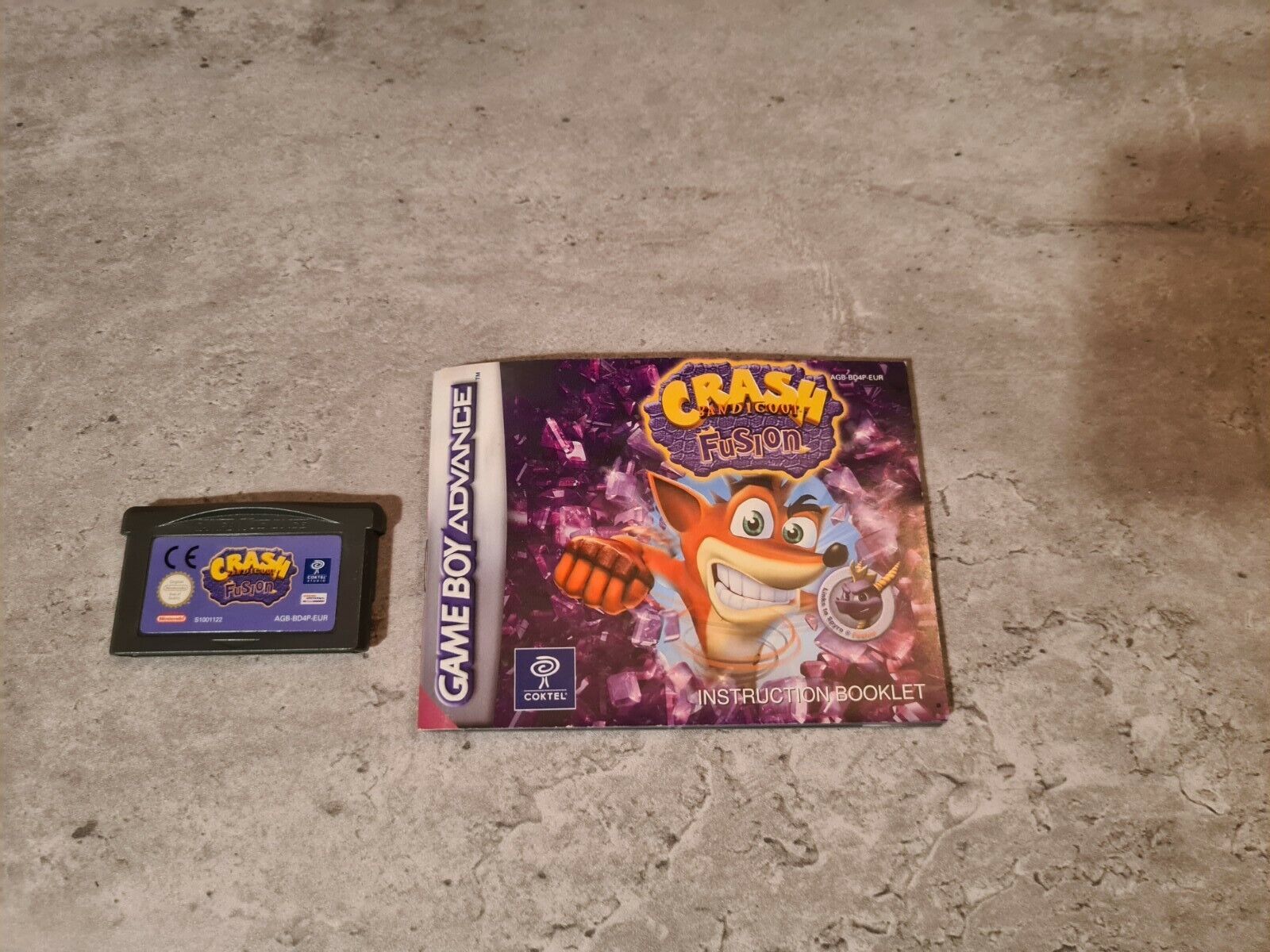 Gameboy Advance Crash Bandicoot Fusion mit OVP und Anleitung EUR - T-Retro-Games 