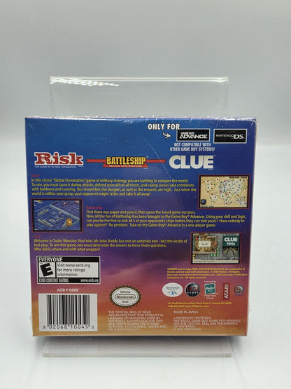 Nintendo Game Boy Advance Risk Battleship Clue USA Sealed  Neu New