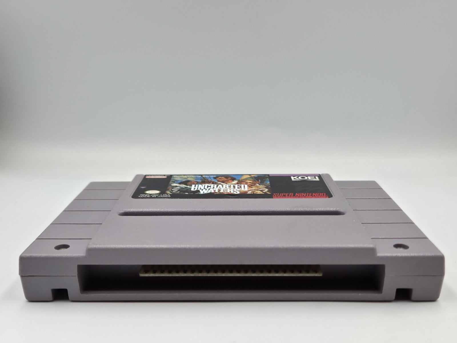 SNES Super Nintendo Spiel Uncharted Waters NTSC USA Modul