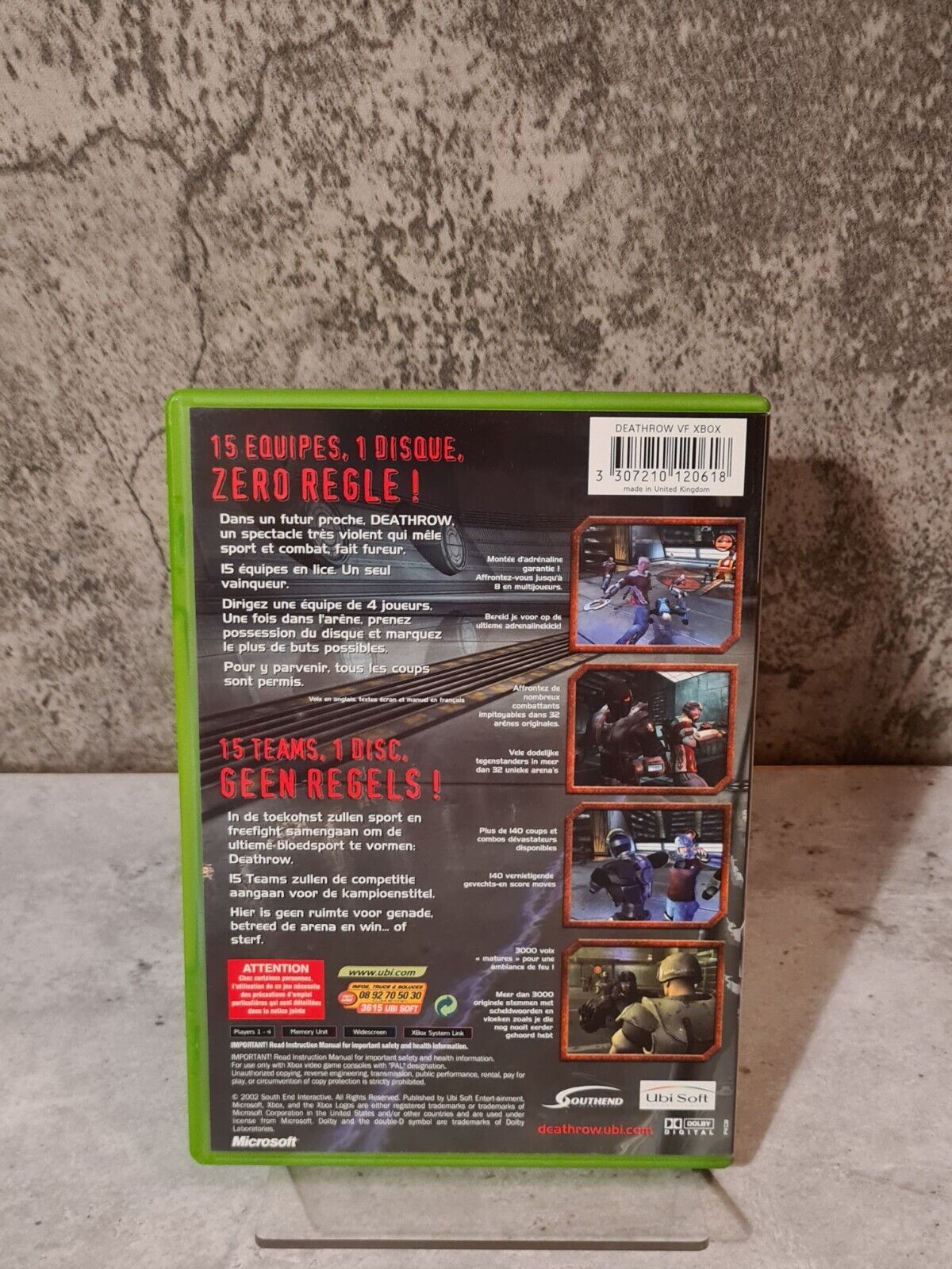 XBOX Spiel DeathRow mit OVP und Anleitung - T-Retro-Games 
