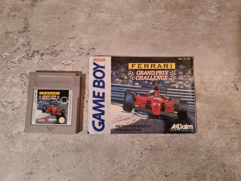 Nintendo Game Boy Classic Ferrari Grand Prix Challenge mit OVP und Anleitung NOE - T-Retro-Games 