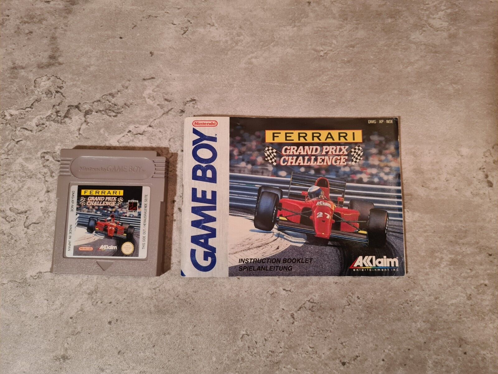 Nintendo Game Boy Classic Ferrari Grand Prix Challenge mit OVP und Anleitung NOE - T-Retro-Games 
