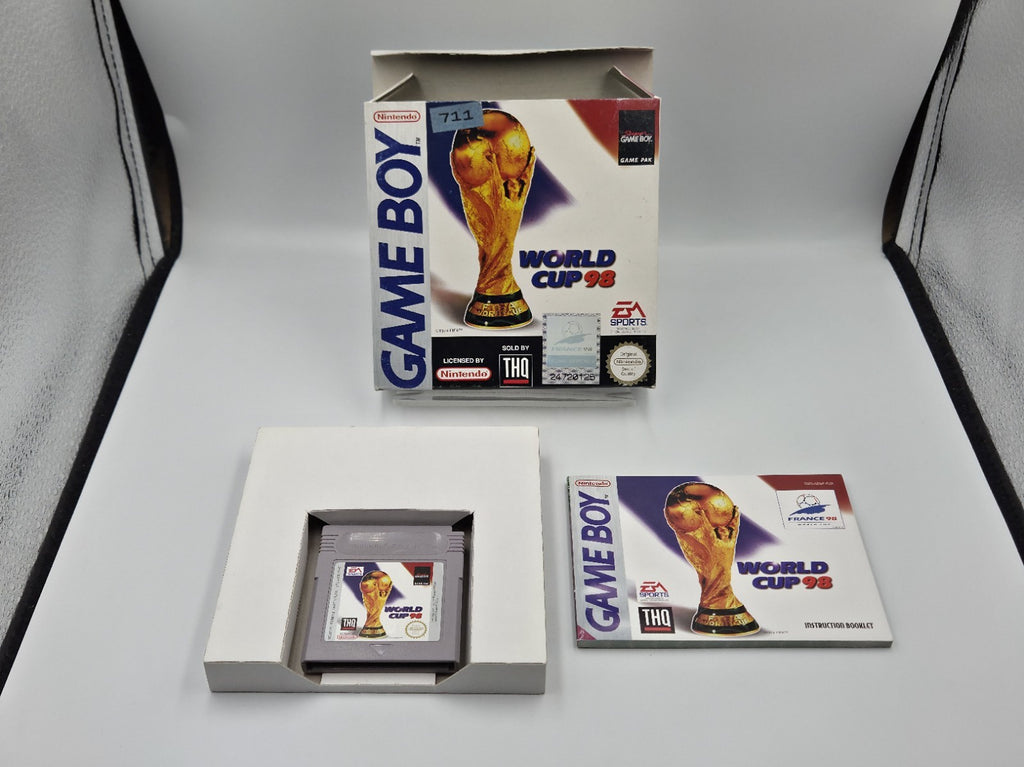 Nintendo Game Boy Classic Spiel World Cup 98 mit OVP und Anleitung EUR