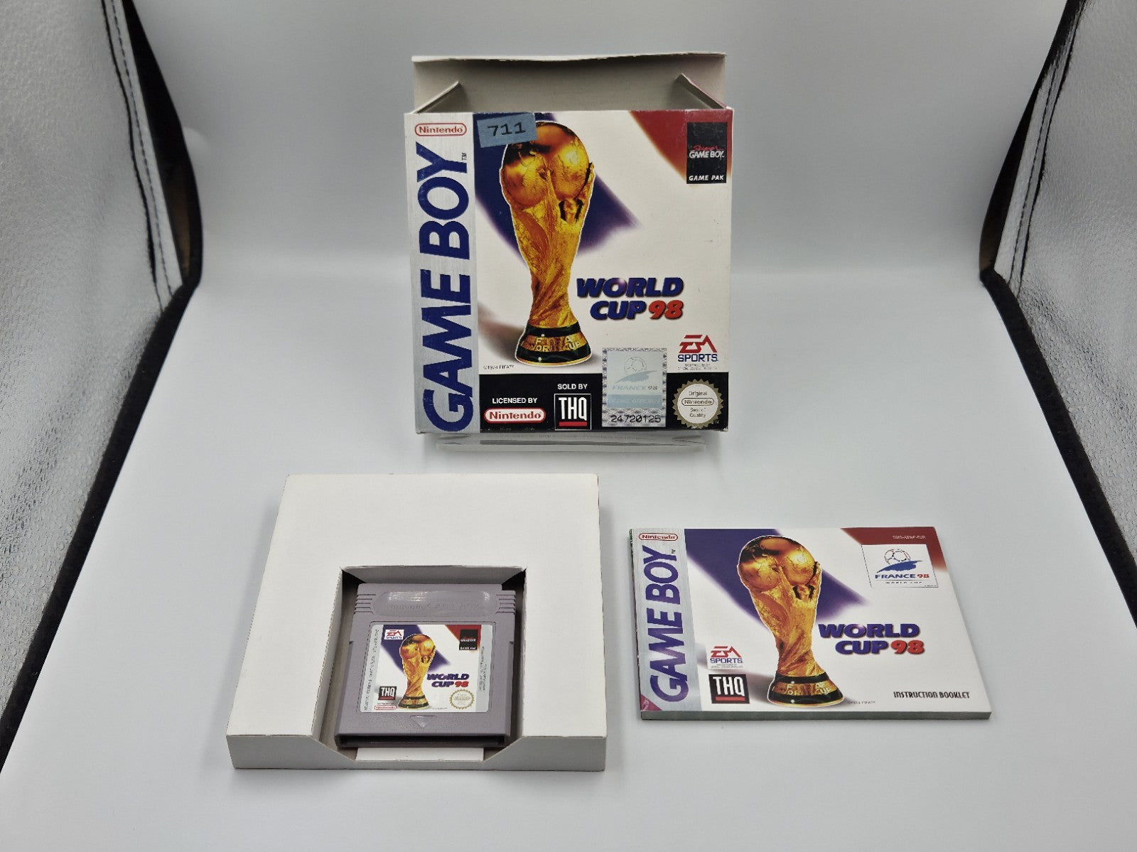 Nintendo Game Boy Classic Spiel World Cup 98 mit OVP und Anleitung EUR