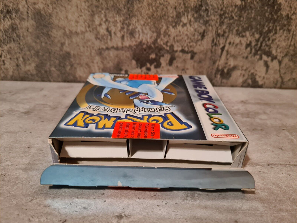 Nintendo Game Boy Color Pokemon Silberne Edition mit OVP und Anleitung NOE - T-Retro-Games 