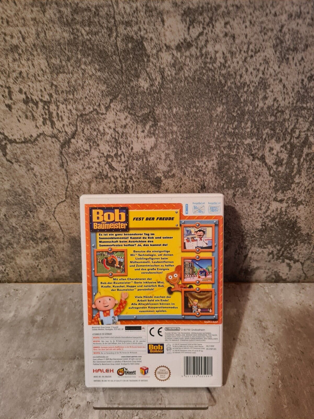 Nintendo Wii Spiel Bob der Baumeister Fest der Freude mit OVP und Anleitung NOE - T-Retro-Games 