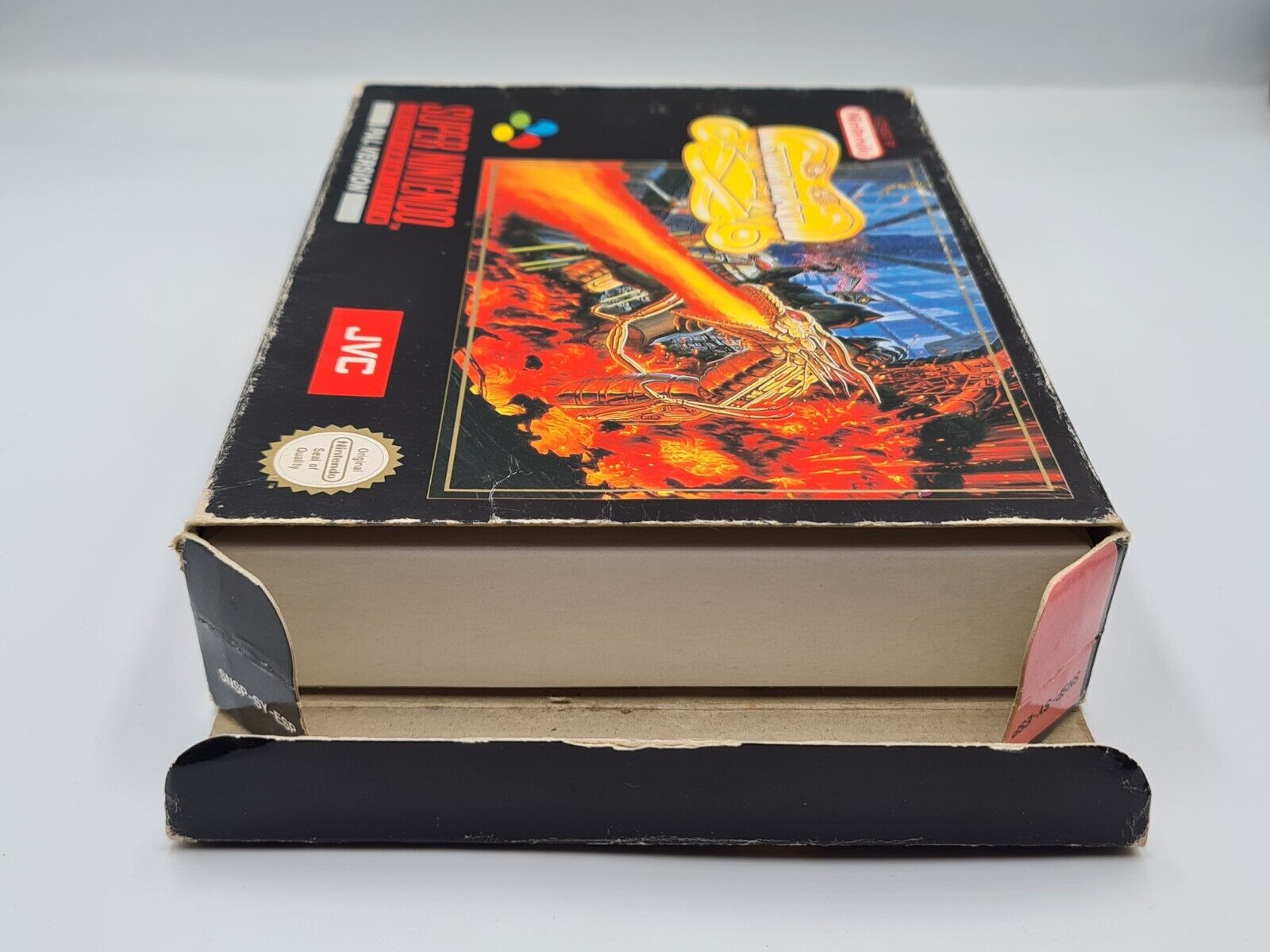 SNES Super Nintendo Syvalion mit OVP und Anleitung ESP - T-Retro-Games 
