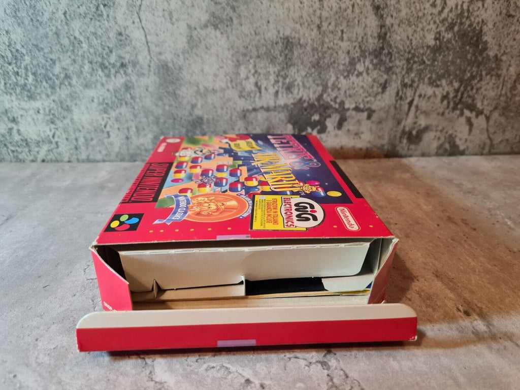 SNES Super Nintendo Tetris & Dr. Mario mit OVP und Anleitung ITA - T-Retro-Games 