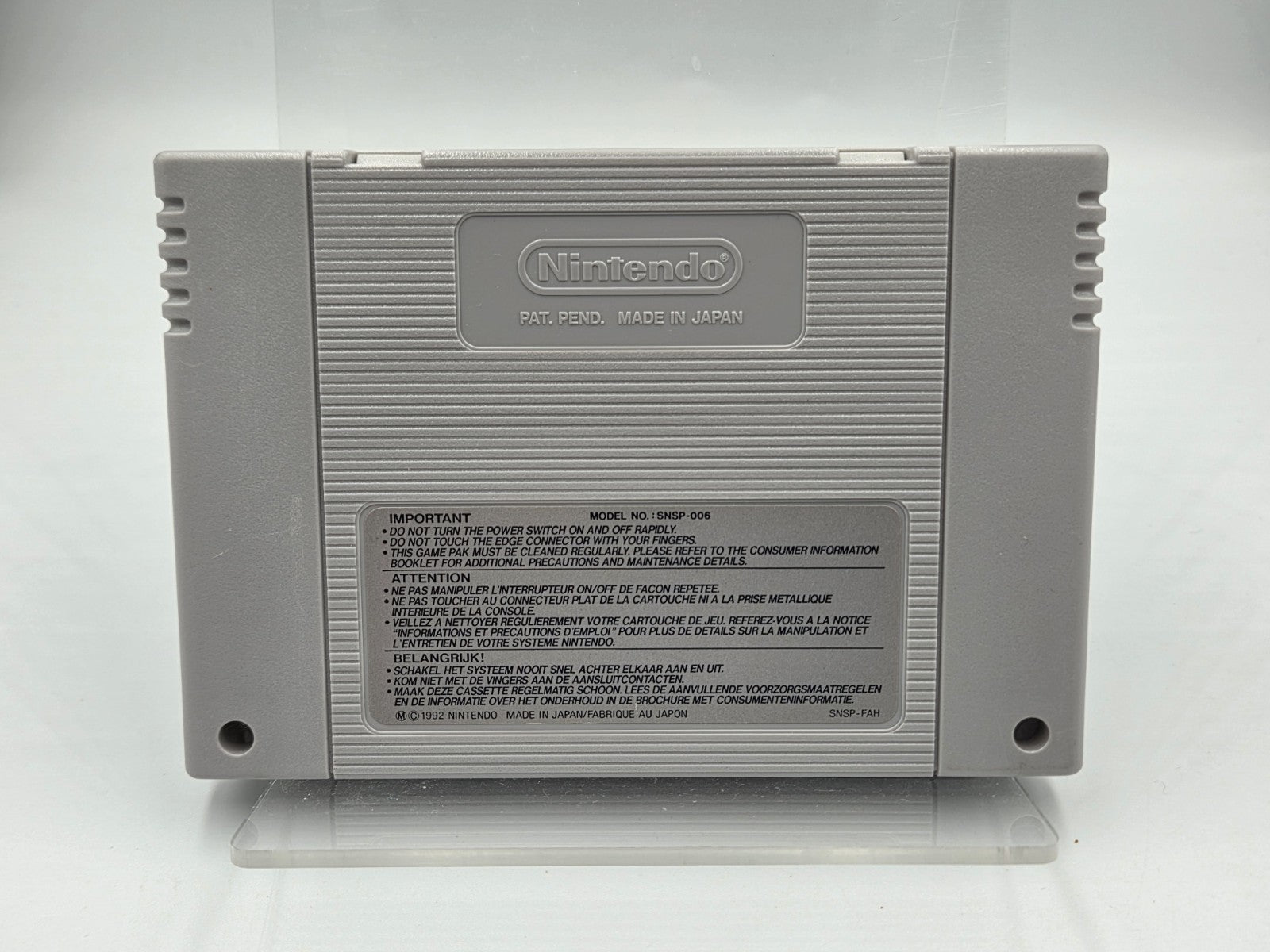 SNES Super Nintendo Aero The Acro-Bat 2 Modul FAH