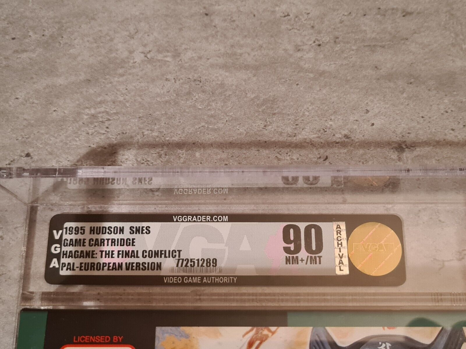 SNES Super Nintendo Hagane The Final Conflict VGA Gold 90 - T-Retro-Games 