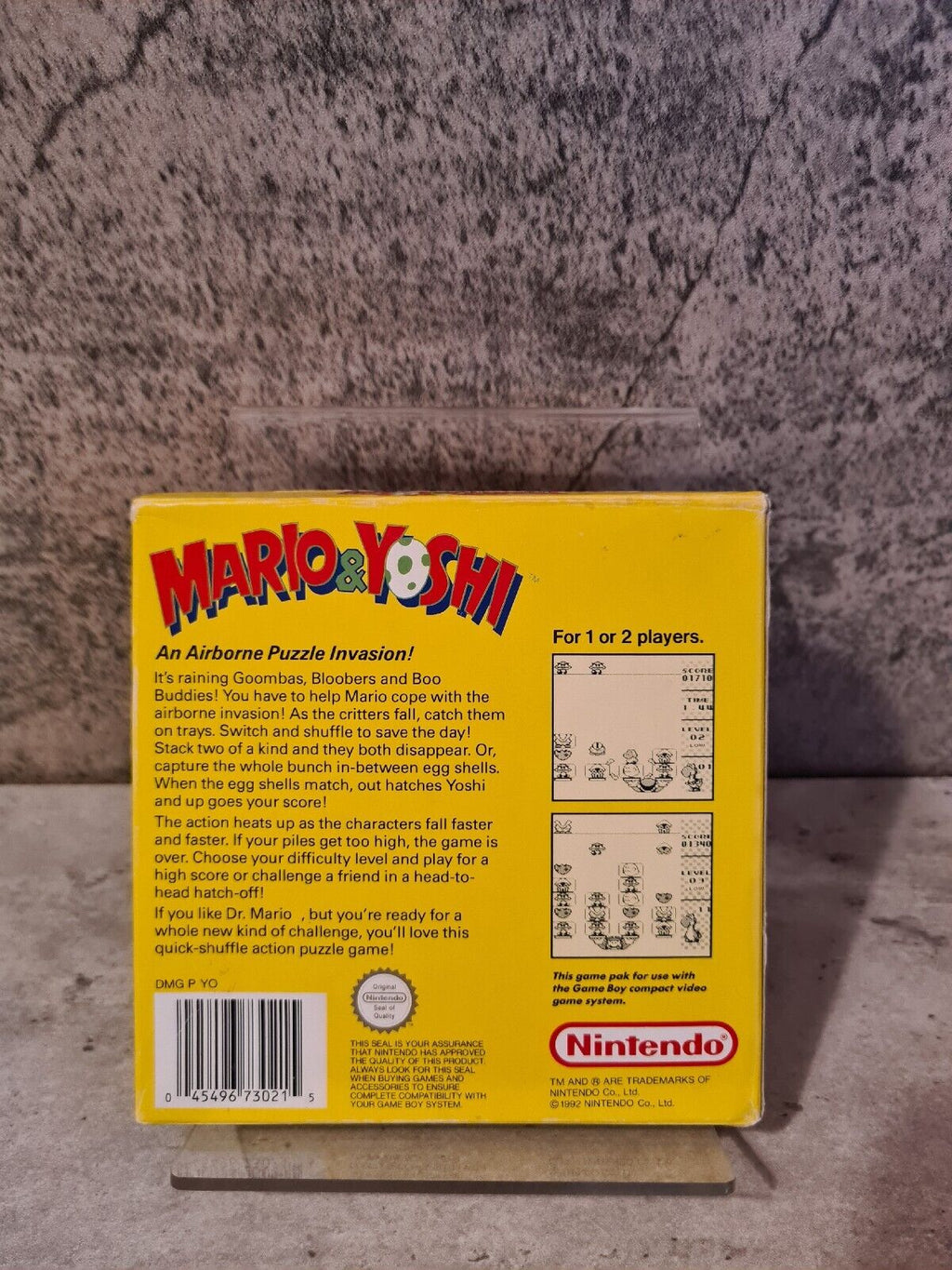 Nintendo Game Boy Classic Mario & Yoshi mit OVP und Anleitung UKV - T-Retro-Games 