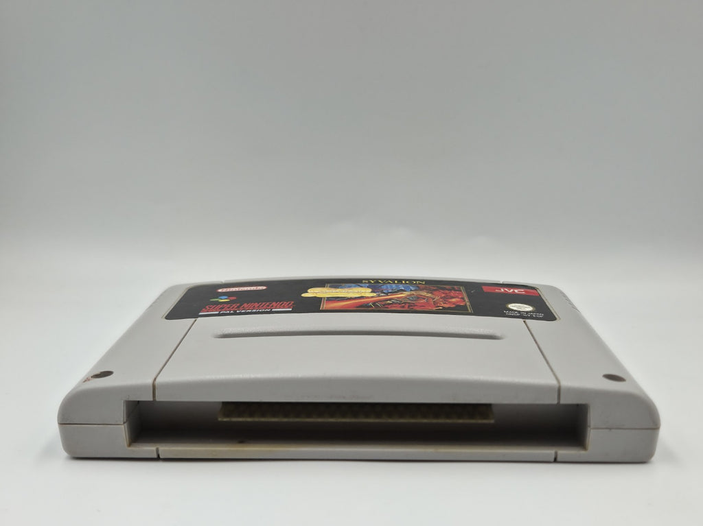 SNES Super Nintendo Spiel Syvalion Modul ESP