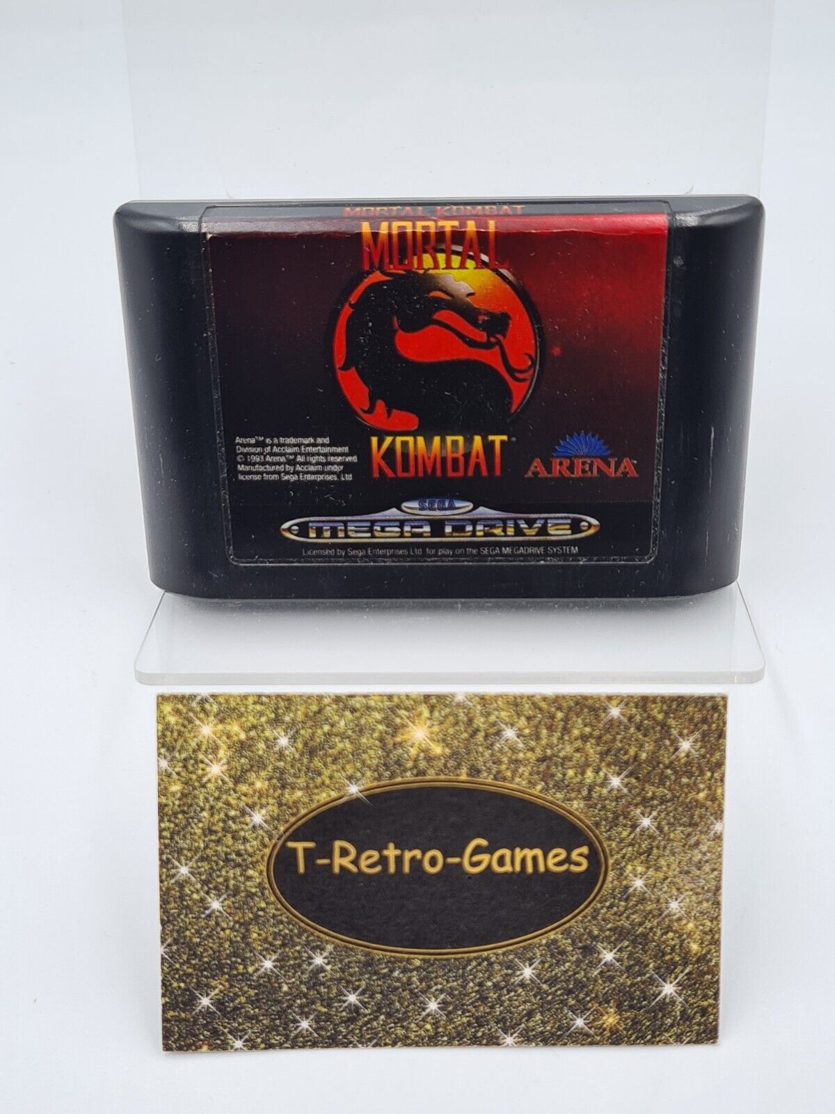Sega Mega Drive Mortal Kombat Modul - T-Retro-Games 