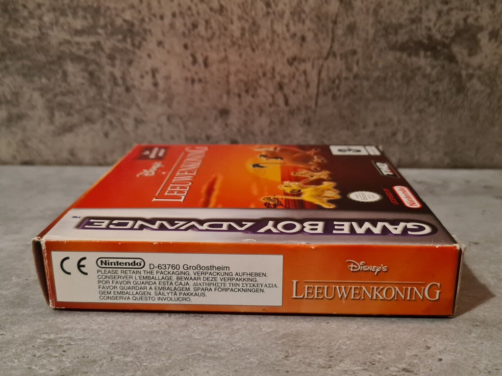 Gameboy Advance Disney's Leeuwenkoning mit OVP und Anleitung HOL - T-Retro-Games 