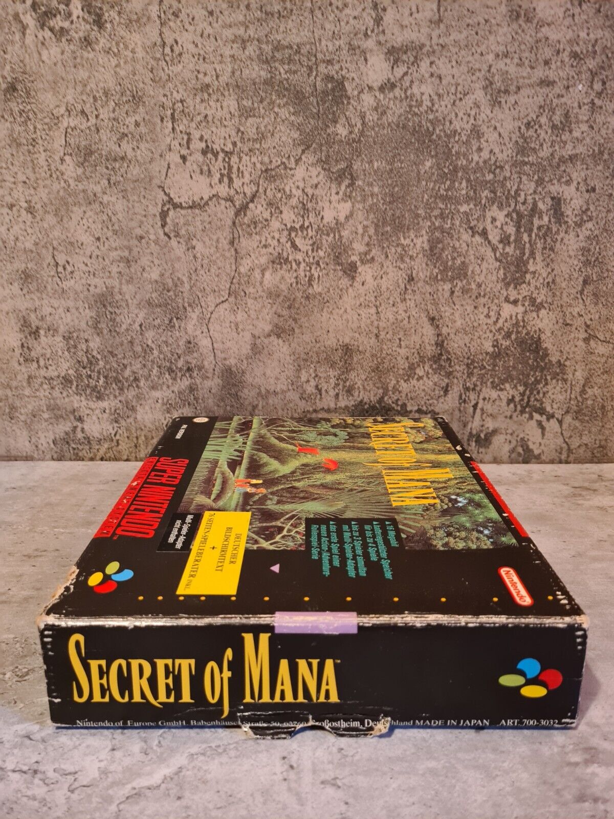 SNES Super Nintendo Secret of Mana mit OVP und Spieleberater NOE Big Box - T-Retro-Games 