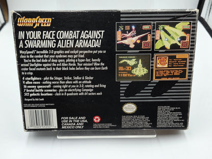 SNES Super Nintendo Wing Commander mit OVP und Anleitung NTSC USA