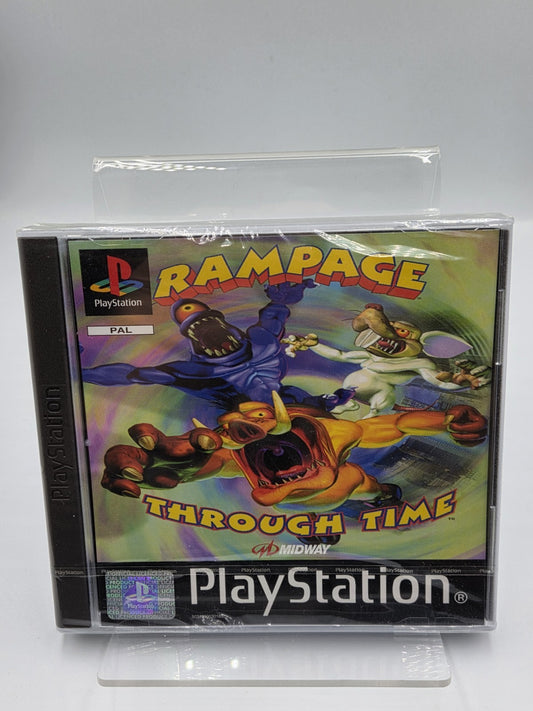 PS1 Playstation 1 Rampage Through Time Sealed Neu New Multilingual 