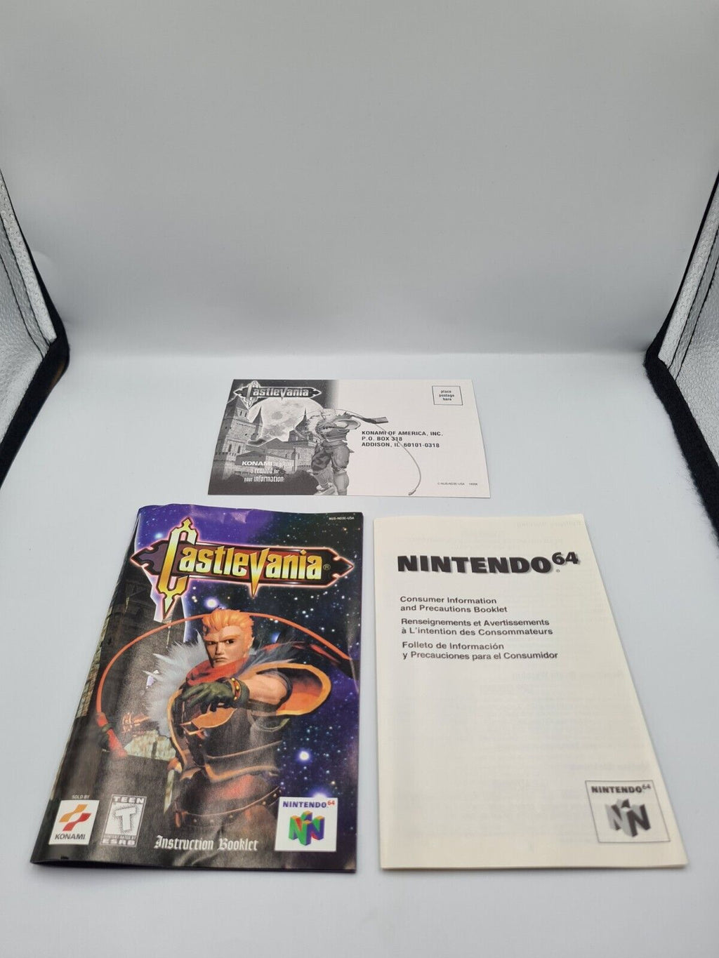 N64 Nintendo 64 Castlevania mit OVP und Anleitung USA NTSC - T-Retro-Games 