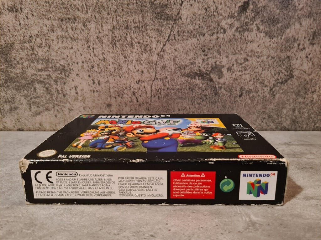 N64 Nintendo 64 Mario Golf mit OVP und Anleitung EUR - T-Retro-Games 