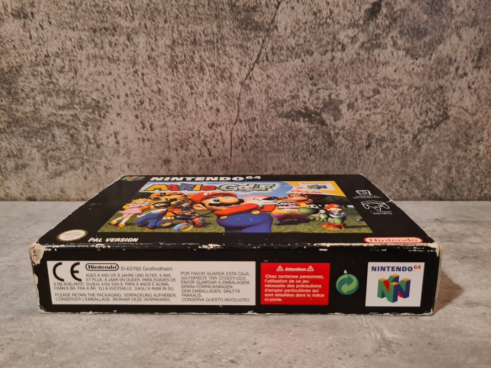 N64 Nintendo 64 Mario Golf mit OVP und Anleitung EUR - T-Retro-Games 