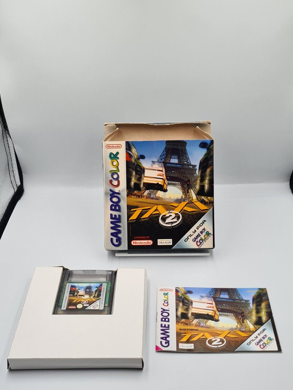Nintendo Game Boy Color Spiel Taxi 2 mit OVP und Anleitung FRA - T-Retro-Games 