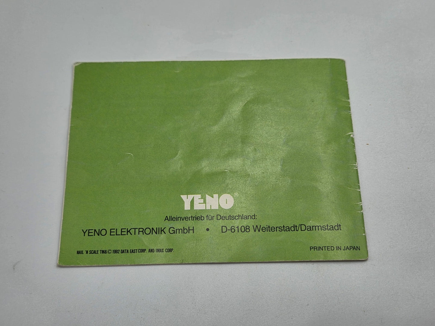 Nintendo Game Boy Classic Nail'N Scale Spielanleitung Instruction Booklet NOE