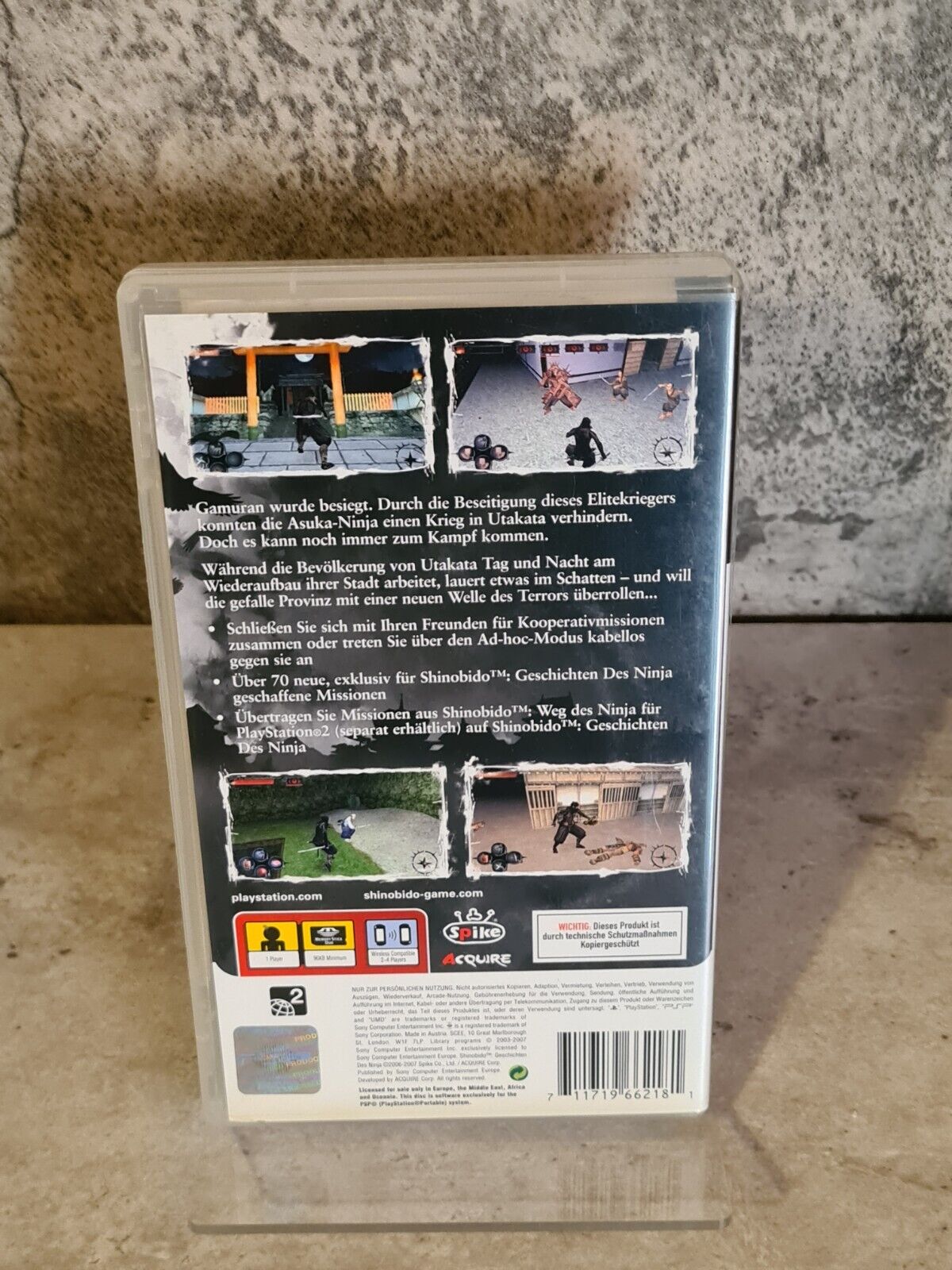 Sony PSP Spiel Shinobido Geschichten des Ninja mit OVP und Anleitung Deutsch - T-Retro-Games 