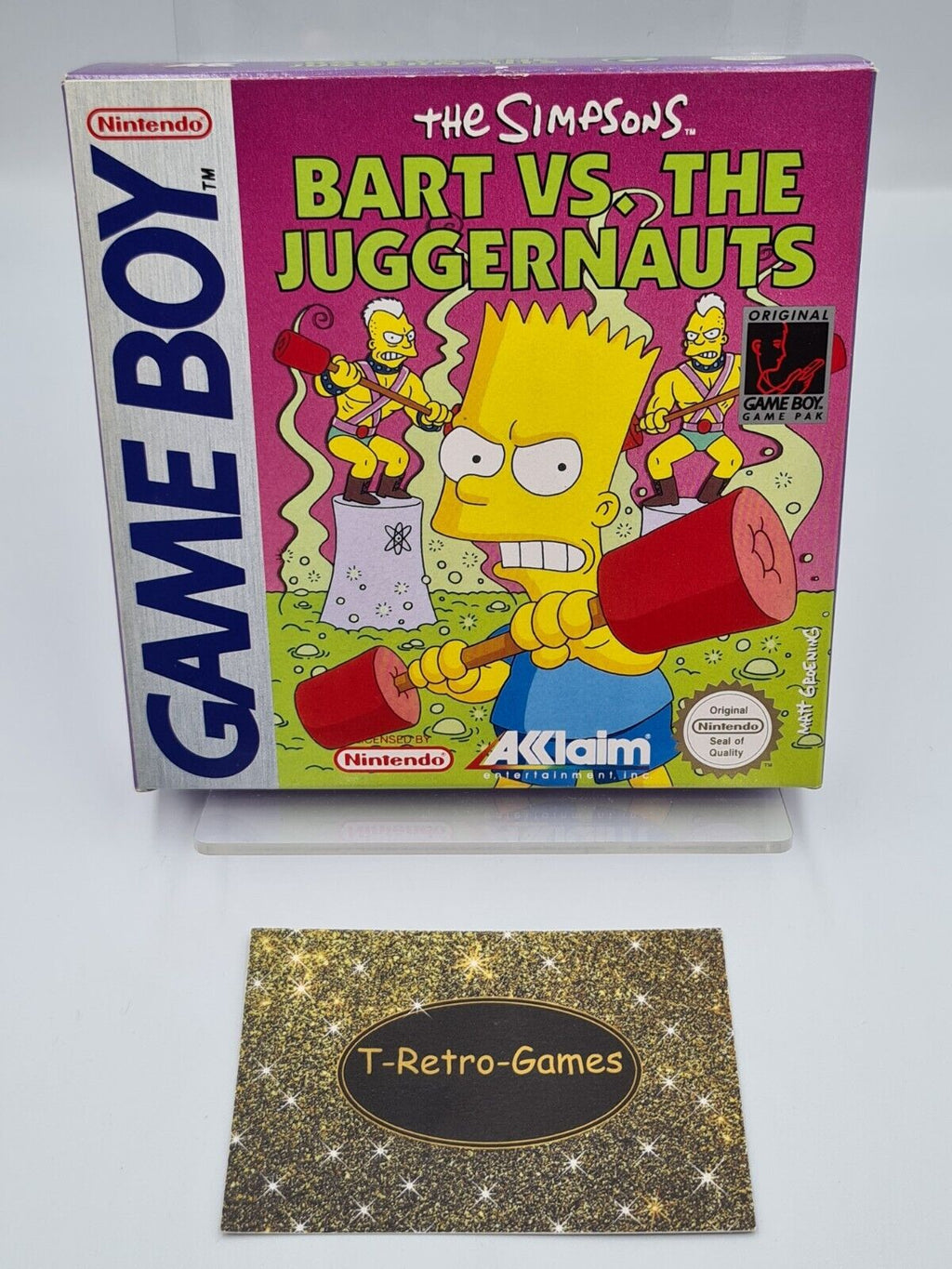Nintendo Game Boy Classic Bart VS. The Juggernauts mit OVP und Anleitung NOE - T-Retro-Games 