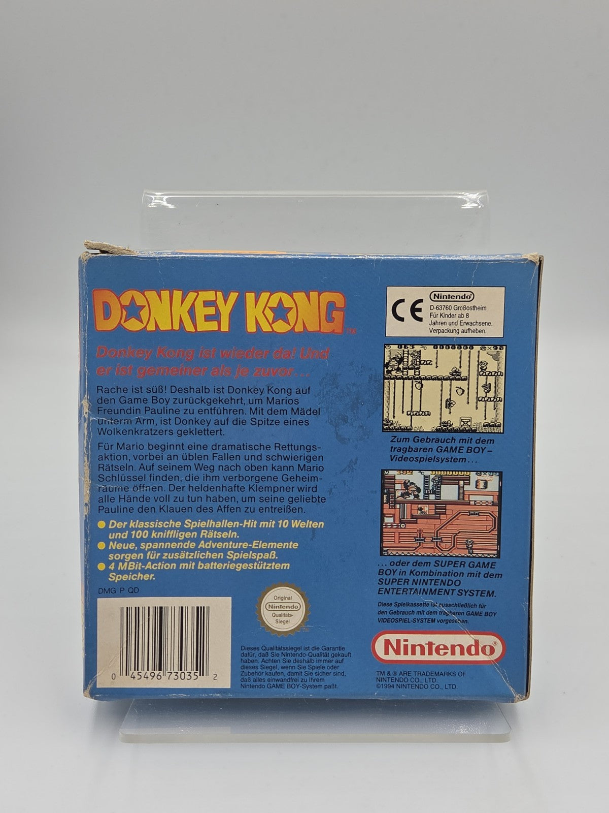 Nintendo Game Boy Classic  Spiel Donkey Kong mit OVP und Anleitung NOE