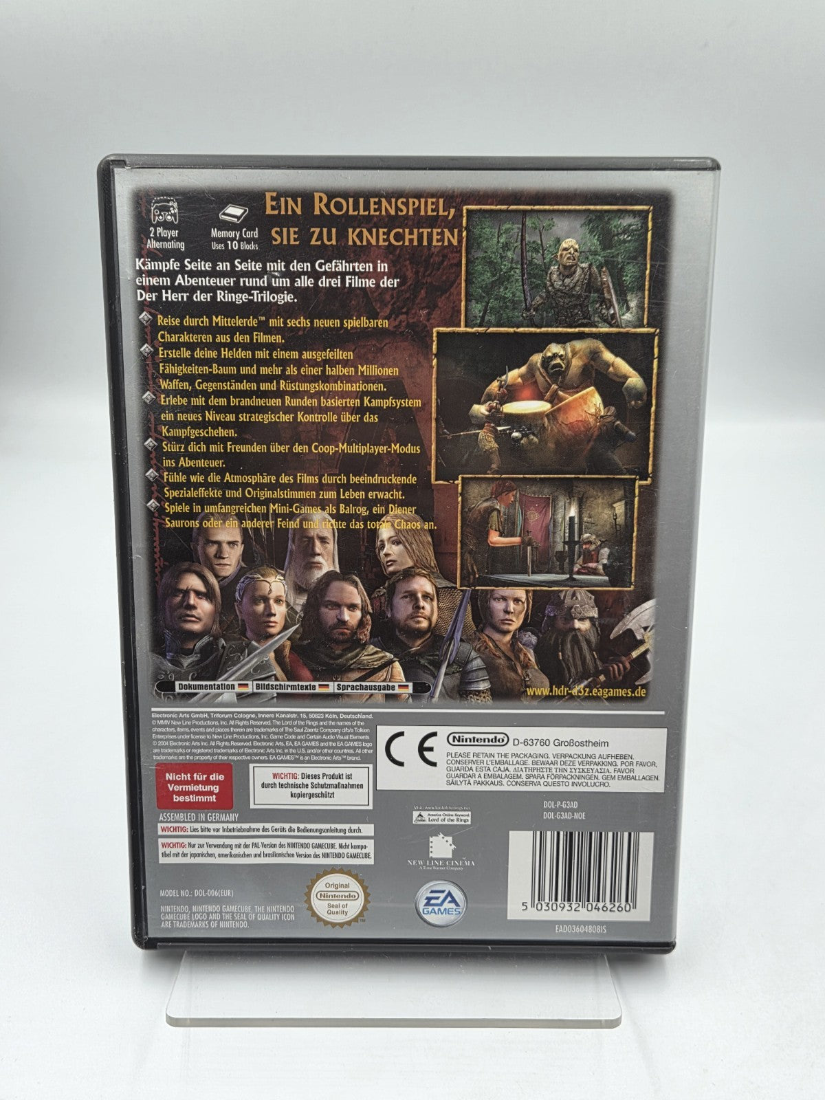 GameCube Der Herr Der Ringe Das Dritte Zeitalter mit OVP + Anleitung NOE 2 Discs