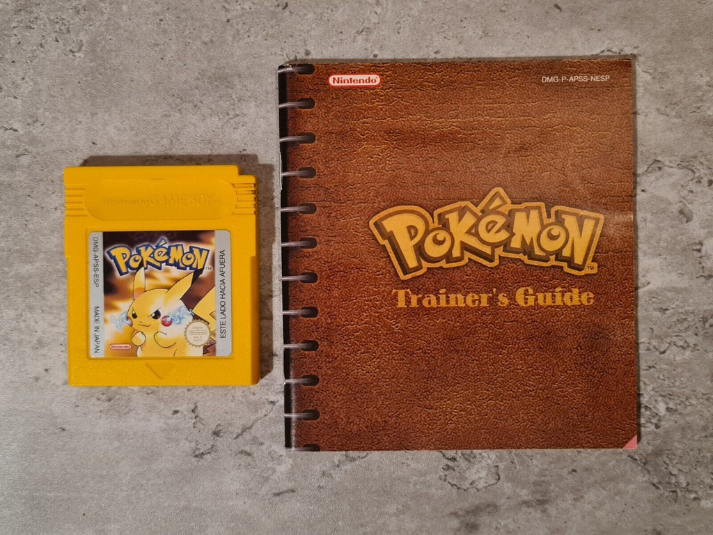 Game Boy Pokemon Ediciòn Especial Pikachu mit OVP und Anleitung ESP - T-Retro-Games 