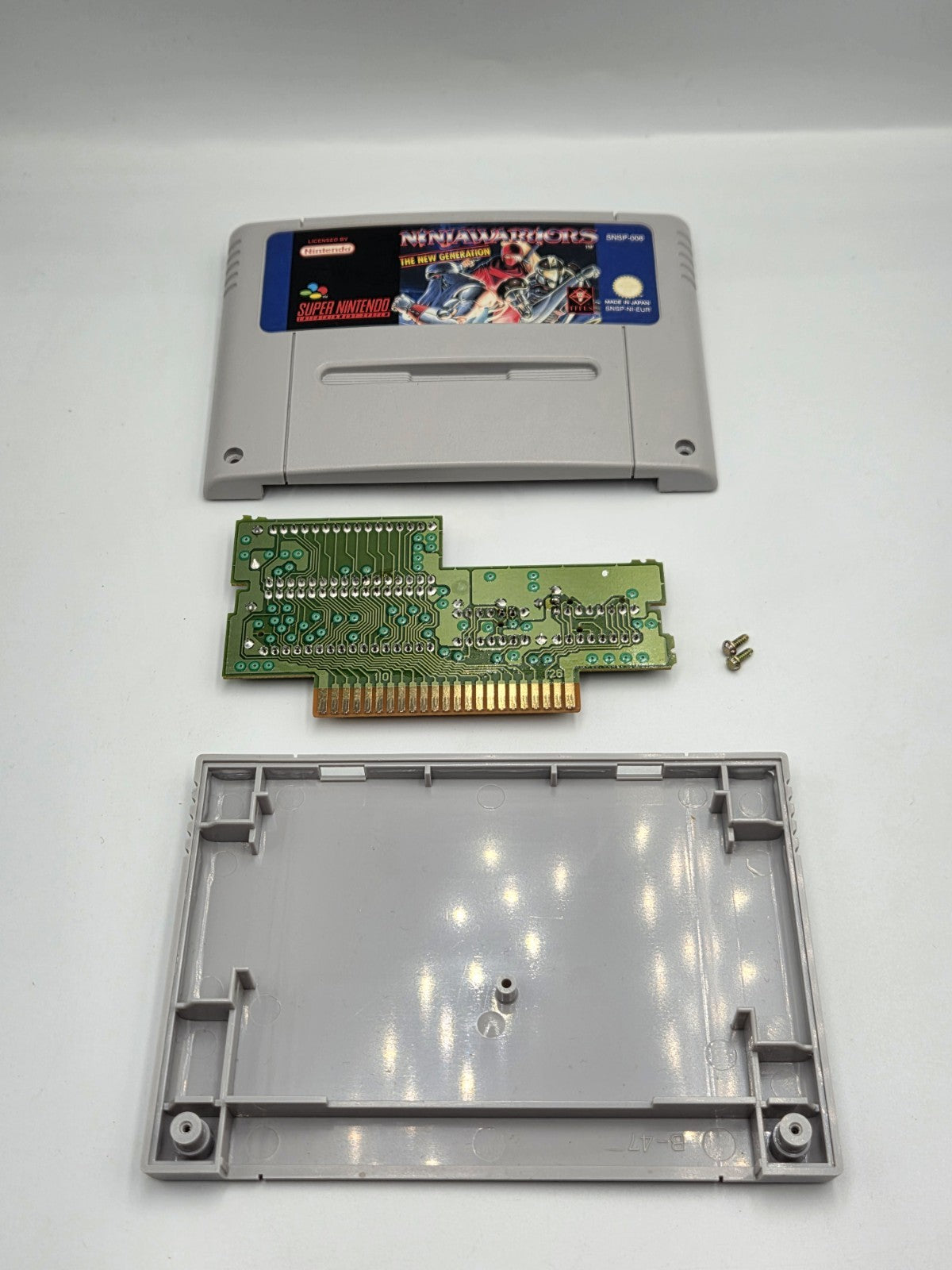 SNES Super Nintendo Ninja Warriors: The New Generation Modul EUR