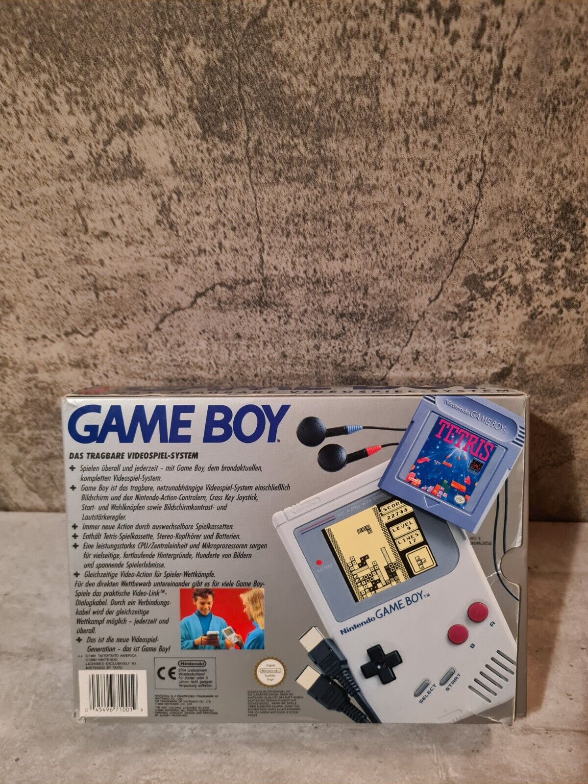 Game Boy Classic Konsole Console Tetris OVP NOE Deutsch - T-Retro-Games 