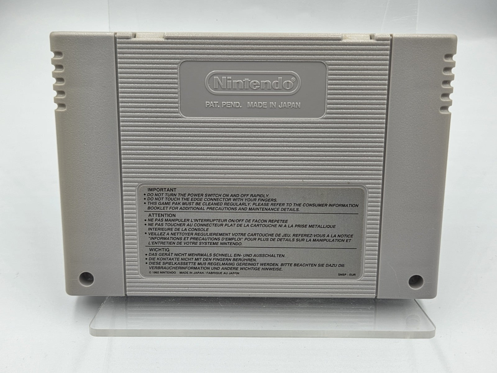 SNES Super Nintendo SeaQuest DSV EUR Modul