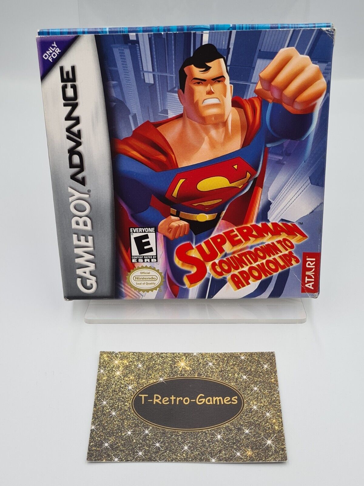 Nintendo Game Boy Advance Superman Countdown To Apokolips mit OVP +Anleitung USA - T-Retro-Games 