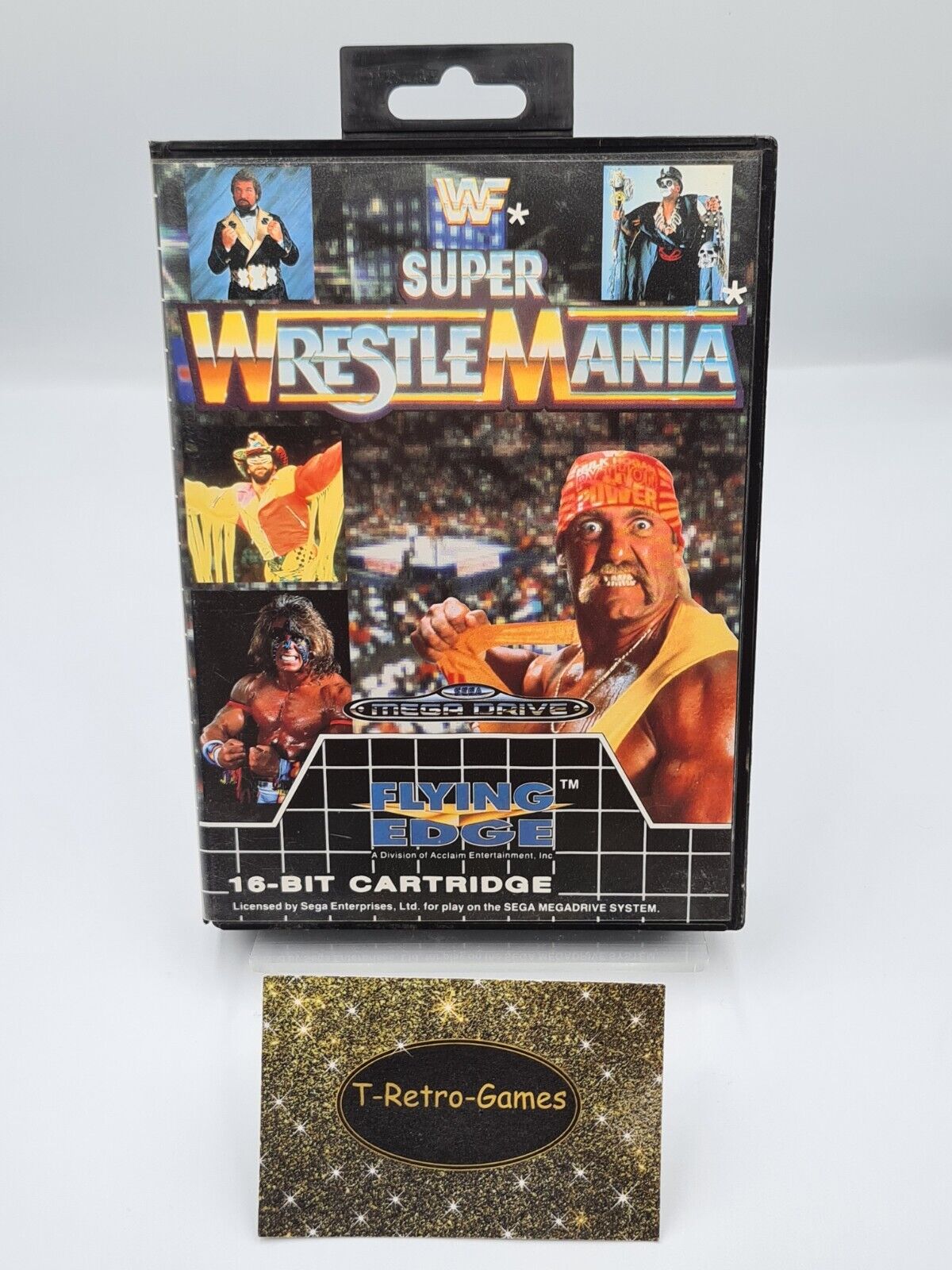Sega Mega Drive Spiel WWF Super WrestleMania mit OVP + Anleitung Multi Language - T-Retro-Games 