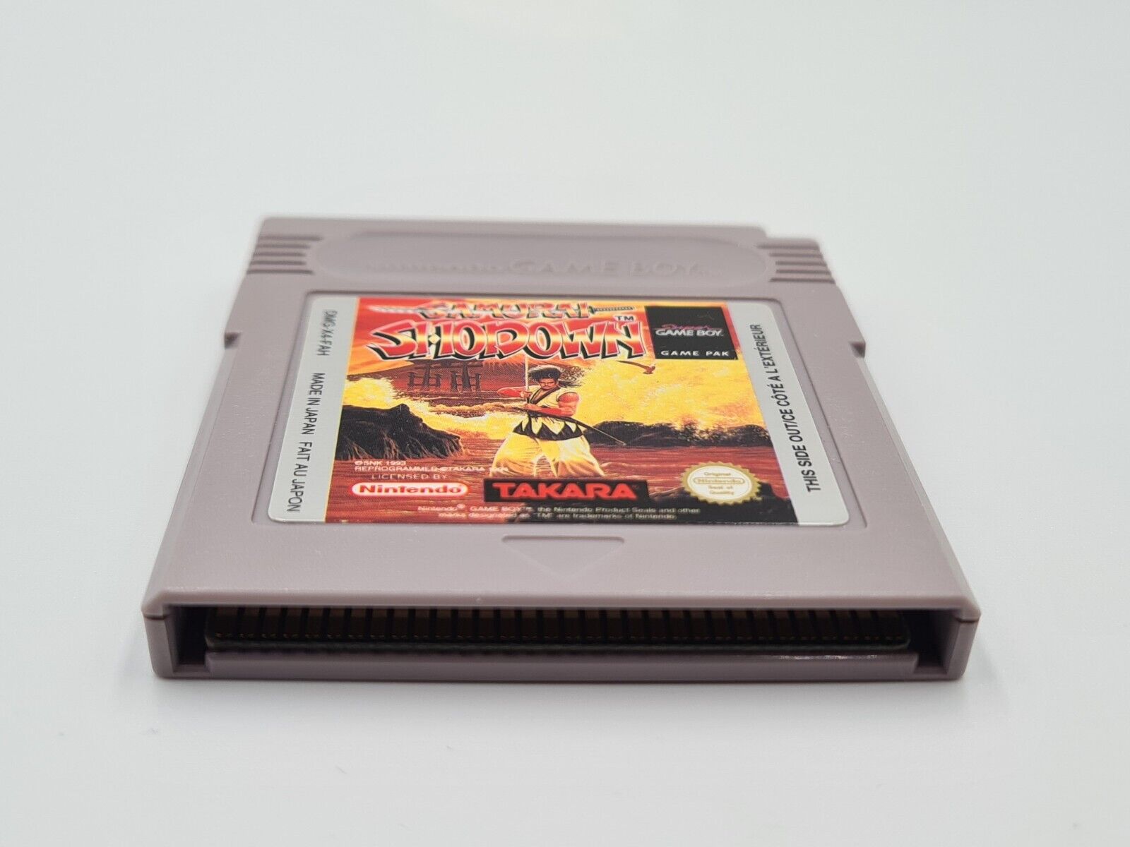 Nintendo Game Boy Classic Spiel Samurai Shodown Modul FAH - T-Retro-Games 