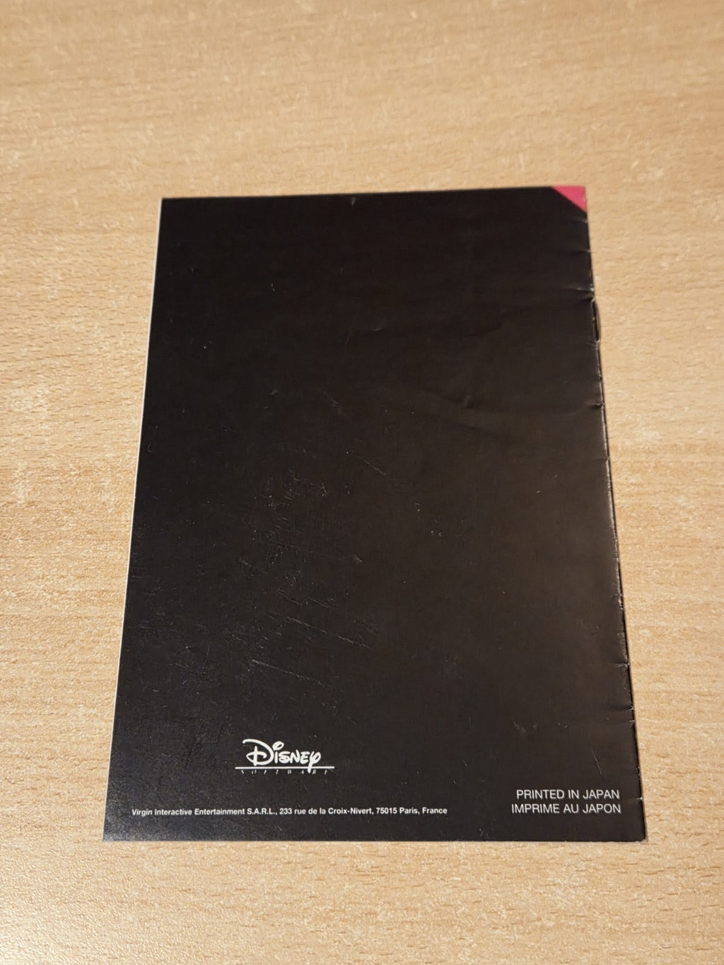 SNES Super Nintendo Disney's Le Livre  de la Jungle Instruction Booklet FRA