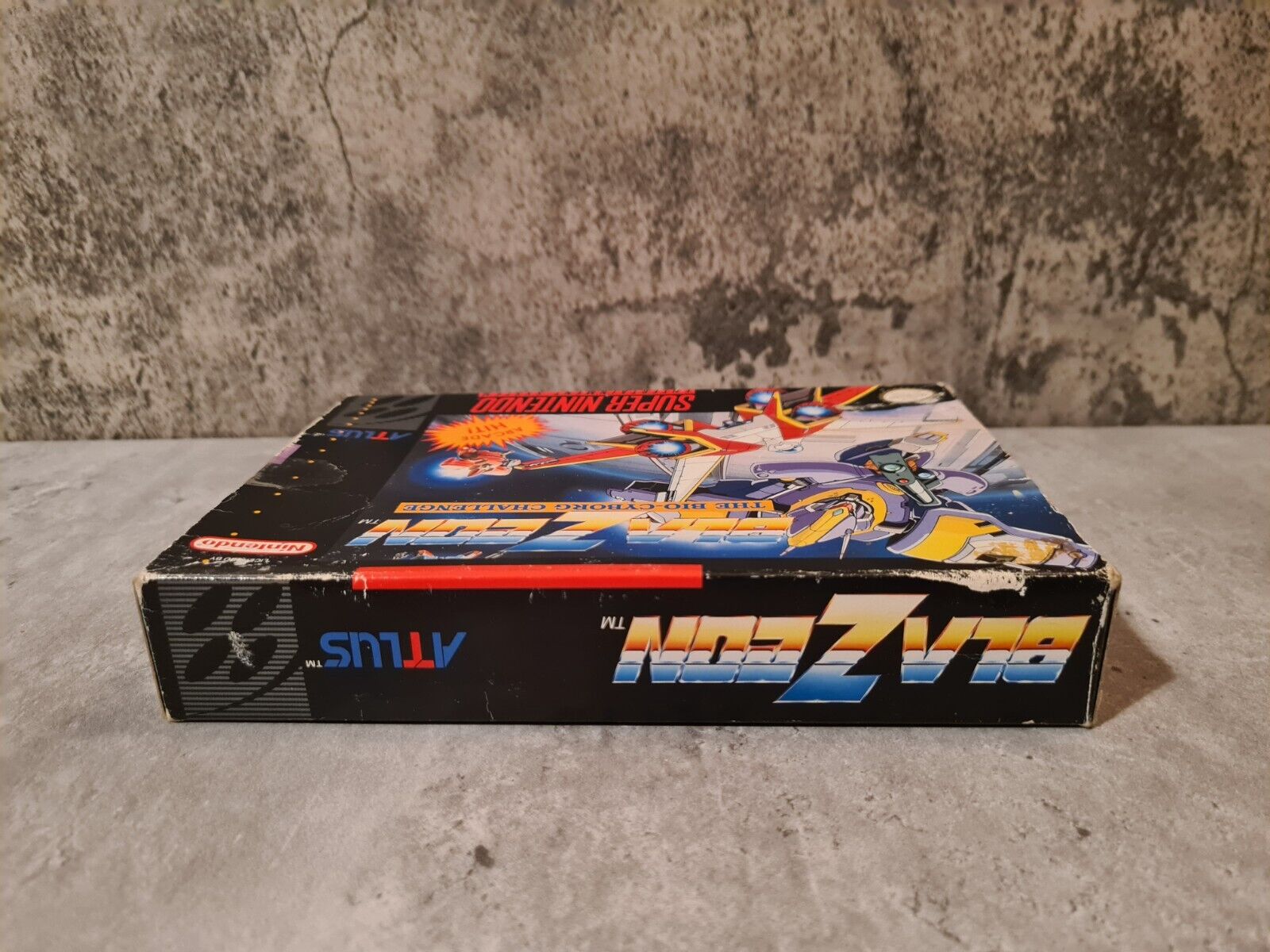 SNES Super Nintendo Blazeon mit OVP und Anleitung NTSC USA - T-Retro-Games 