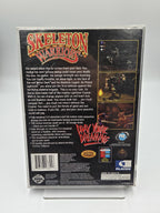Sega Saturn Spiel Skeleton Warriors mit OVP und Anleitung NTSC-USA